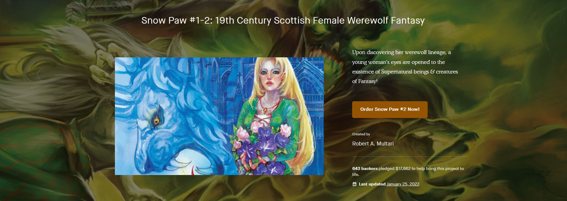 Snow Paw #1-2: A 19th Century Scottish Female Werewolf Fantasy